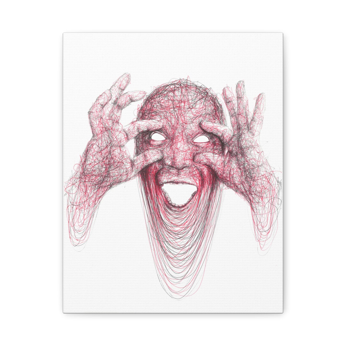 Blind sinners (Canvas Print)