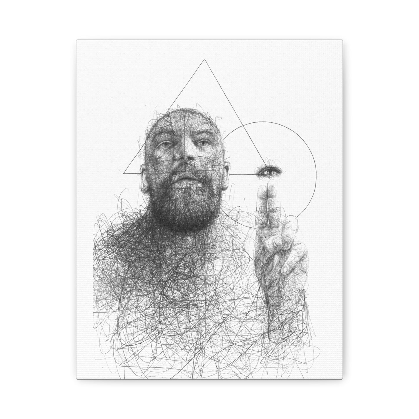 Golden number (Canvas Print)