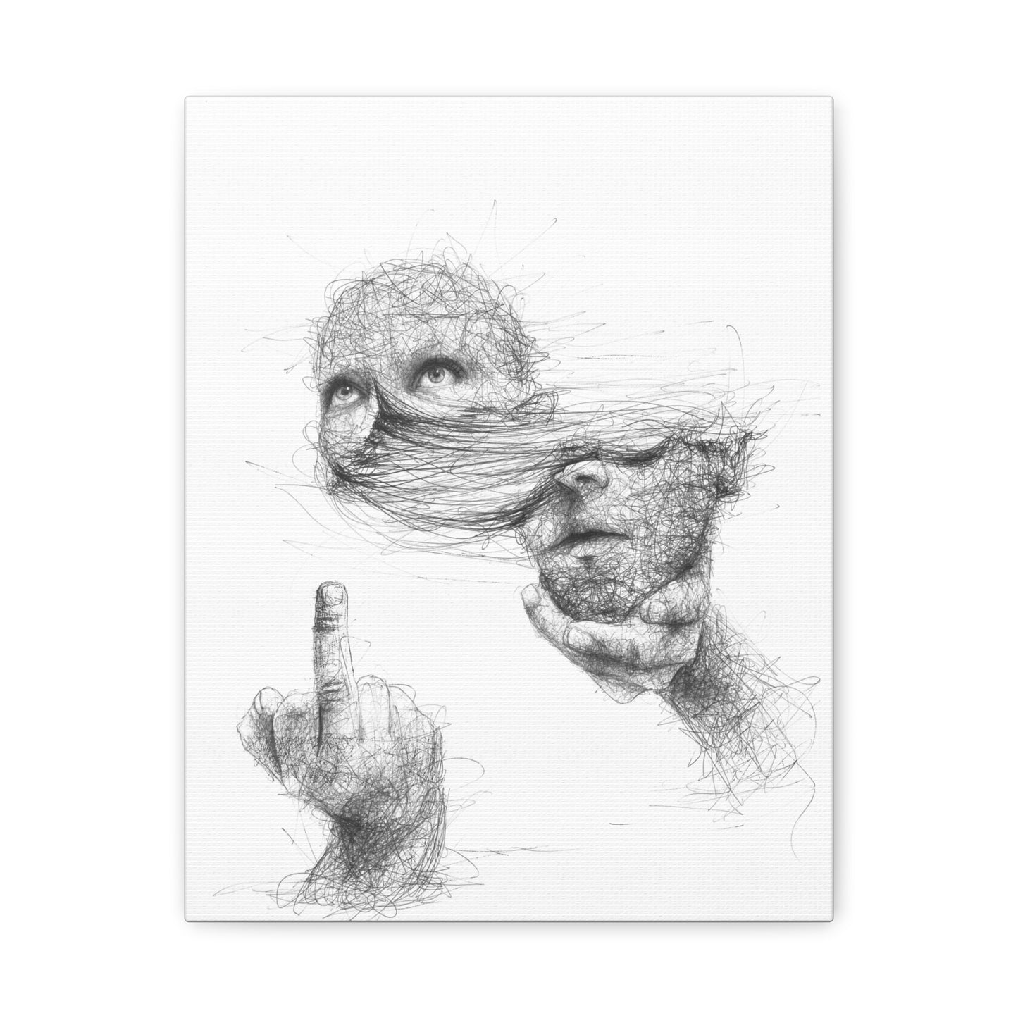F...k you (Canvas Print)