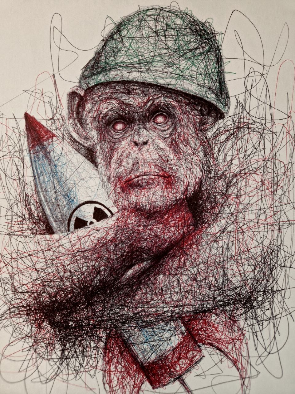Monkey power (Original Artwork)