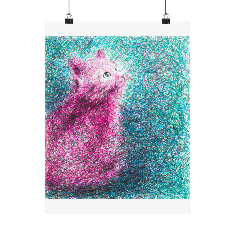 Pink cat (Poster)