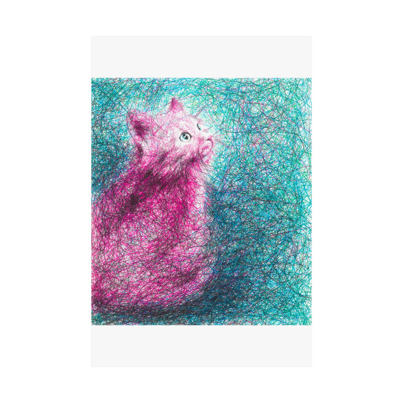 Pink cat (Poster)