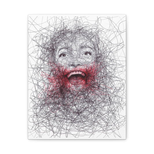 Selfi girl (Canvas Print)