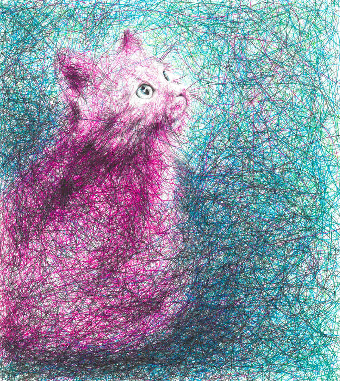 Pink cat (Original)