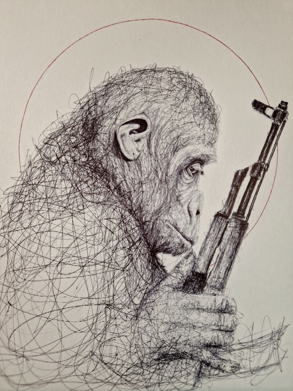 Monkey power (Original Artwork)