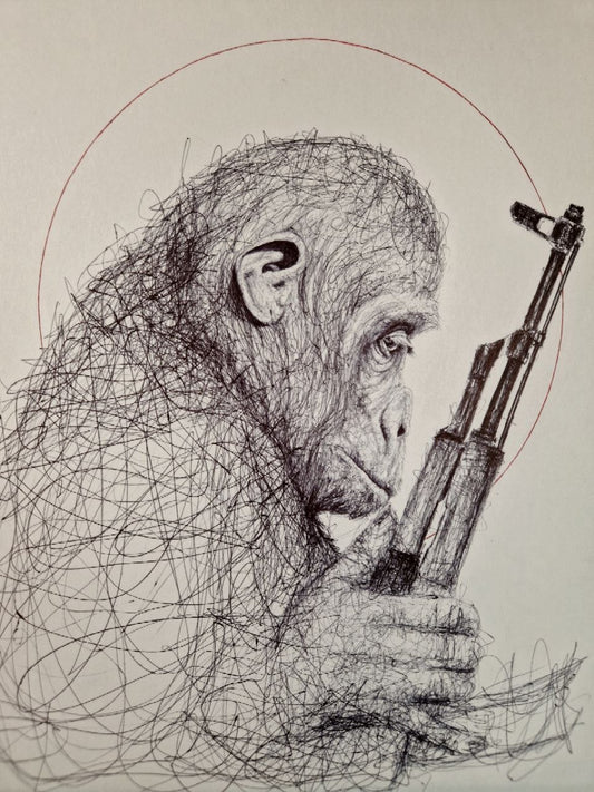 Monkey power (Original Artwork)