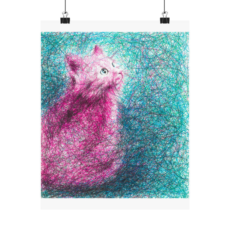 Pink cat (Poster)