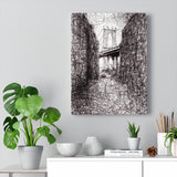 Once under bridge (Canvas)