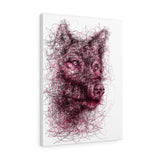 Wolf... (Print on Canvas)
